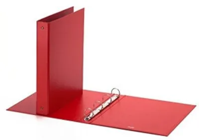 Zdjęcie produktu dla Favorit 400051156, A4, Okrągły pierścień, Przechowywanie, Karton, Polipropylen (PP), Czerwony, 3 cm