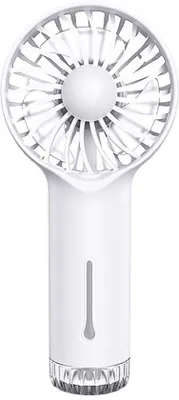 Image de Petit ventilateur portable avec brumisateur, blanc, été