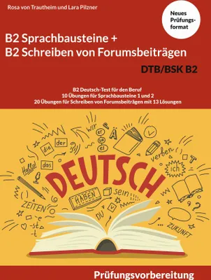Produktbild von B2 Sprachbausteine + B2 Schreiben von Forumsbeiträgen DTB/BSK B2