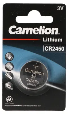 Produktbild von Camelion CR2450-BP1, Einwegbatterie, CR2450, Lithium, 3 V, 1 Stück(e), Knopf/Münze