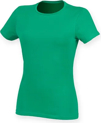 Produktbild von SF Women SK121 | Damen Feel Good Stretch T / weiches Tragegefühl - Farbe: Green - Größe: L