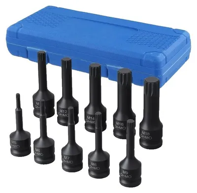 Image de Jeu de vis à tête hexagonale à empreinte M, acier haute résistance, tailles M5-M18, compatible avec les outils d'entraînement standard, puissance de frappe, revêtement noir résistant à la corrosion