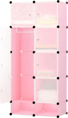 Immagine prodotto di Armadio Modulare in Plastica - Rosa