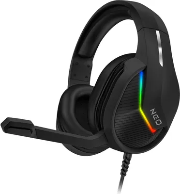 Produktbild von Gaming-Headset NEO kabelgebunden mit Mikrofon 3,5 mm Klinke für PC, PS5, Switch, schwarz