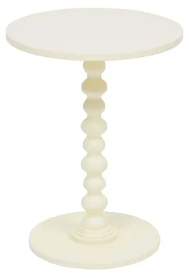 Produktbild von Beistelltisch/salontisch Alexa - Elfenbein - MDF-Holz - rund - Pflanzenaufsteller