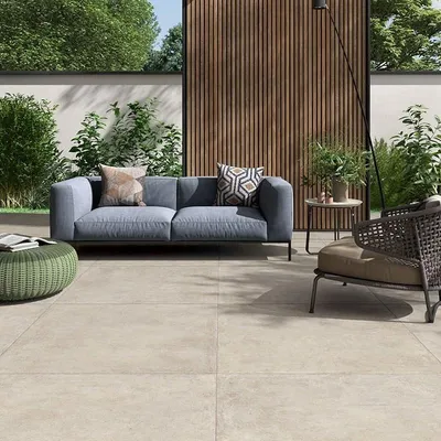 Immagine prodotto di CASA39 Gres porcellanato effetto cemento Beige 100x100 cm Castelvetro