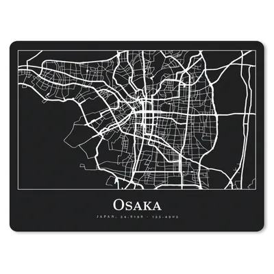 Produktbild von MuchoWow® Mauspad Mousepad Karte - Osaka - Stadtplan 23x19 cm - Mousepads - Maus Mat - Pad - Mausunterlage - Schreibtischunterlage - Mauspad