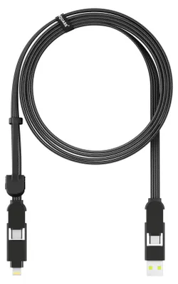 Obrázok produktu pre Rolling Square inCharge XL, 2 m, USB A/USB C, USB C, USB 2.0, 0,48 Gbit/s, Čierna
