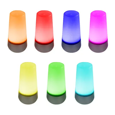 Produktbild von Eaxus® 2er Set LED Stimmungslicht - Nachtlicht Nachttischlampe mit RGB Farbwechsel