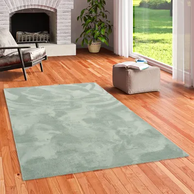 Produktbild von Luxus Super Soft Fellteppich Pearl Grün, Größe:120x170 cm
