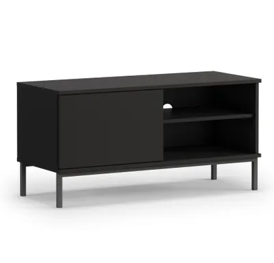 Produktbild von AX LIVING Lowboard TV Queba QT04 – 100 cm Breite Modern in Schwarz