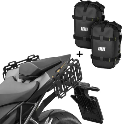 Immagine prodotto di Portaborse laterale ZIEGER con coppia SCHNORR bumberbag M compatibile con Honda CB 1000 Hornet