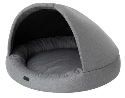 Produktbild von 2-in-1 Hundebett und Hundehütte, 80x80x62 cm, Anthrazit