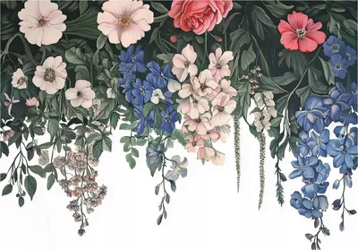 Produktbild von Fototapete Blumen Blätter Natur - 250x175 cm - inklusive kleister - Vlies Tapete - Vliestapete Wohnzimmer Schlafzimmer Küche Modern Wandtapete