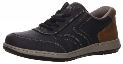 Produktbild von Rieker Herren-Schnürhalbschuh Blau-Braun-Grau, Farbe:blau, EU Größe:44
