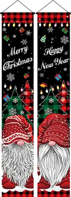 Produktbild von Weihnachtsbanner, Weihnachts Willkommensschild, 180*30cm Christmas Welcome Banner, Hängende Weihnachtsbanner für Weihnachten Deko Weihnachtsdekoration für die Haustür