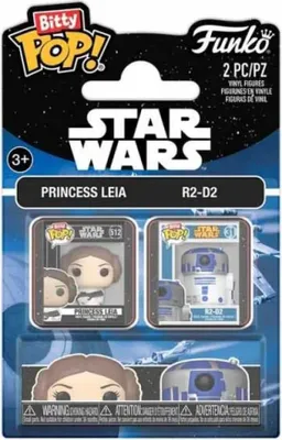 Produktbild von Funko Bitty Pop! Star Wars Leia Prinzessin Und R2-d2 Figur    One Size