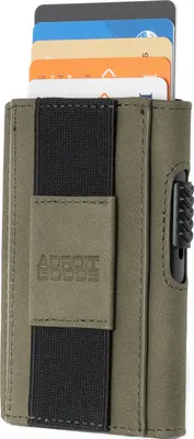 Obrázok produktu pre AdroitGoods Card Holder 7 Card Wallet - Držiak kreditnej karty s technológiou RFID - semišová koža - zelená