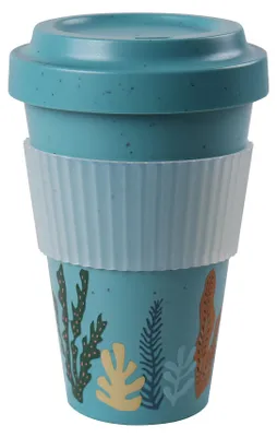 Immagine prodotto di Tazza da caffè da viaggio AWAVE® da 400 ml, realizzata in rPET, colore turchese