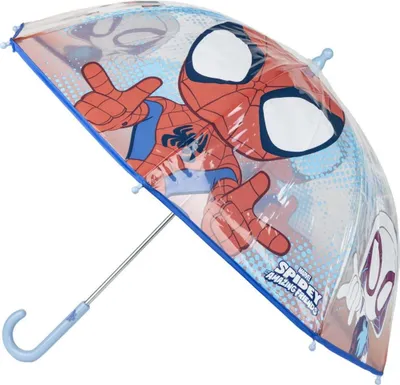 Image de Parapluie Spiderman ? 71 cm Parapluie léger à dôme pour temps de pluie