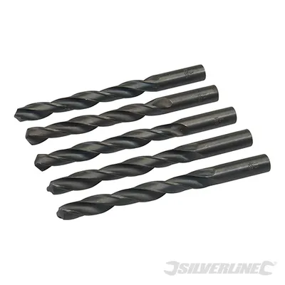 Obrázek produktu pro Silverline 464908 Metrické vrtáky HSS-R, 5 ks