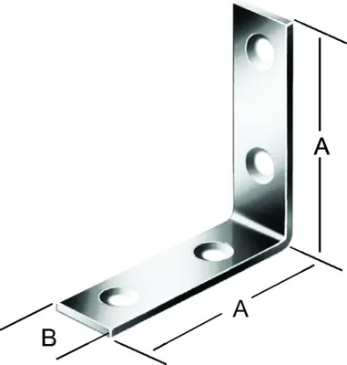 Immagine prodotto di Angolo per sedia VORMANN 25x25x15 mm acciaio, zincato