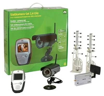 Produktbild von KERBL Stall- und Anhängerkamera-Set 2,4 GHz
