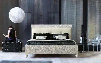 Obrázek produktu pro Postel postele Dřevěný rám postele Design 180x200 rámy postelí Dvojlůžko