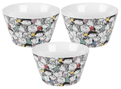 Obrázok produktu pre Biele porcelánové misky na müsli, objem 500 ml