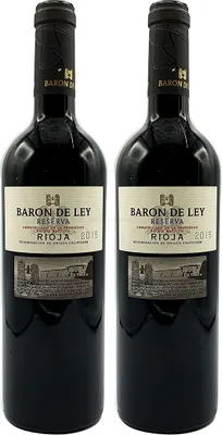 Produktbild von Baron de Ley Rotwein - 2er Set - 2x 0,75L (14% Vol) - Reserva Rioja - Spanien- [Enthält Sulfite]
