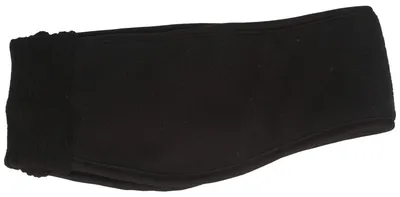 Brigg Fleece Stirnband mit elastischem Band in schwarz