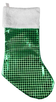 Obrázok produktu pre Vianočná pančucha zelená 43 cm