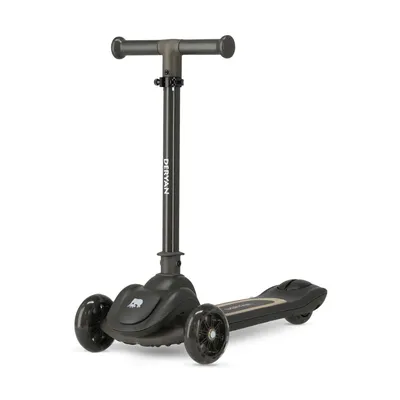 Productafbeelding van Deryan Harvey Loopfiets voor kinderen, 3 wielen met LED-verlichting - Verstelbaar - Zwart