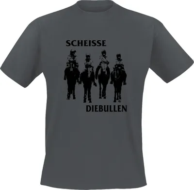 Produktbild von Scheisse Die Bullen - 110, T-Shirt