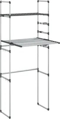 Produktbild von Waschmaschinenregal 77x52x192 cm Aluminium