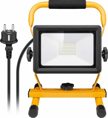 Produktbild von LED-Baustrahler mit Standfuß, 30 W
