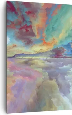 Produktbild von Bild auf Leinwand - Leinwandbild - Einteilig - Abstraktion modern - 80x120cm - Wand Bild - Wanddeko - Wandbilder - Leinwanddruck - Wanddekoration - Leinwand bilder - Wandbild - PA80x120-4027