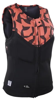 Imagen del producto de ION Weste Ivy, modelo frontal con cremallera, para mujer, color "Tigerkoralle", confeccionada en neopreno y con corte trapezoidal, talla 38/M