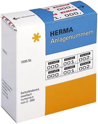 Productafbeelding van HERMA apparaatlabels, 15 x 22 mm, zelfklevend, rood