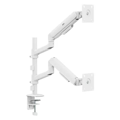Productafbeelding van Ergo monitorbeugel/ophanging voor 2 monitoren, gasveer, 17"-32", 1-10 kg, matwit, model ER-692 W
