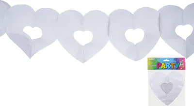 Immagine prodotto di Ghirlanda bianca 3 m - Cuore