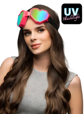 Produktbild von Boland 602721, Karnevalskostüm-Brille, Erwachsener, Uni, Polyvinylchlorid (PVC), Polycarbonat (PC), Polyester, Pink, 86 g