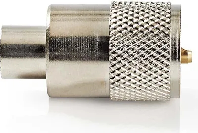Produktbild von Nedis PL259 Stecker - Gerade - Stecker - Vernickelt - 50 Ohm - Lot - Kabeleingangsdurchmesser: 6.0 mm - Metall - Silber - 25 Stück - Umschlag