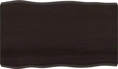 Produktbild von vidaXL Tischplatte 100x60x(2-6) cm Massivholz Behandelt Baumkante