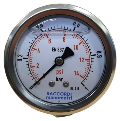 Produktbild von Hinteres Manometer 1 bar MG3-63 Gewinde 1/4"