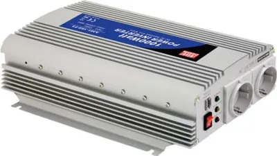 Produktbild von Mean well - Gleichstrom-Wechselrichter - modifizierte Sinuswelle - 1000 w - seitliche Erdung