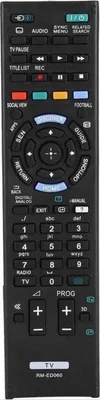 Zdjęcie produktu dla CHPN – Pilot – Pilot do telewizorów Sony – Uniwersalny pilot – Pilot do Smart TV – Telewizor – Smart TV – Telewizor – Pilot – RM-ED060