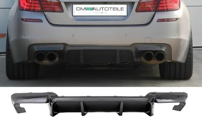 Produktbild von Umbau Performance Heckdiffusor 4 Rohr Carbon glanz passt für BMW 5er F10 F11 M-Paket nicht M5