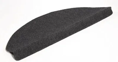 Productafbeelding van Famanu zelfklevende tapijttegels, set van 15 stuks - beschermingsmatten voor trappen - 23 x 65 cm - antraciet