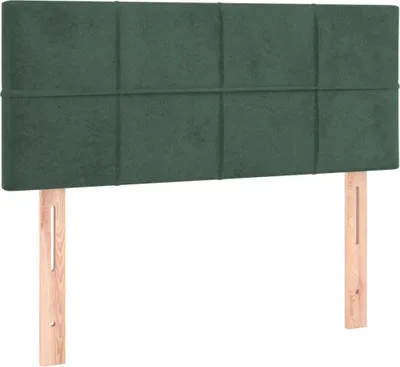 Produktbild von vidaXL Kopfteil Dunkelgrün 80x5x78/88 cm Samt